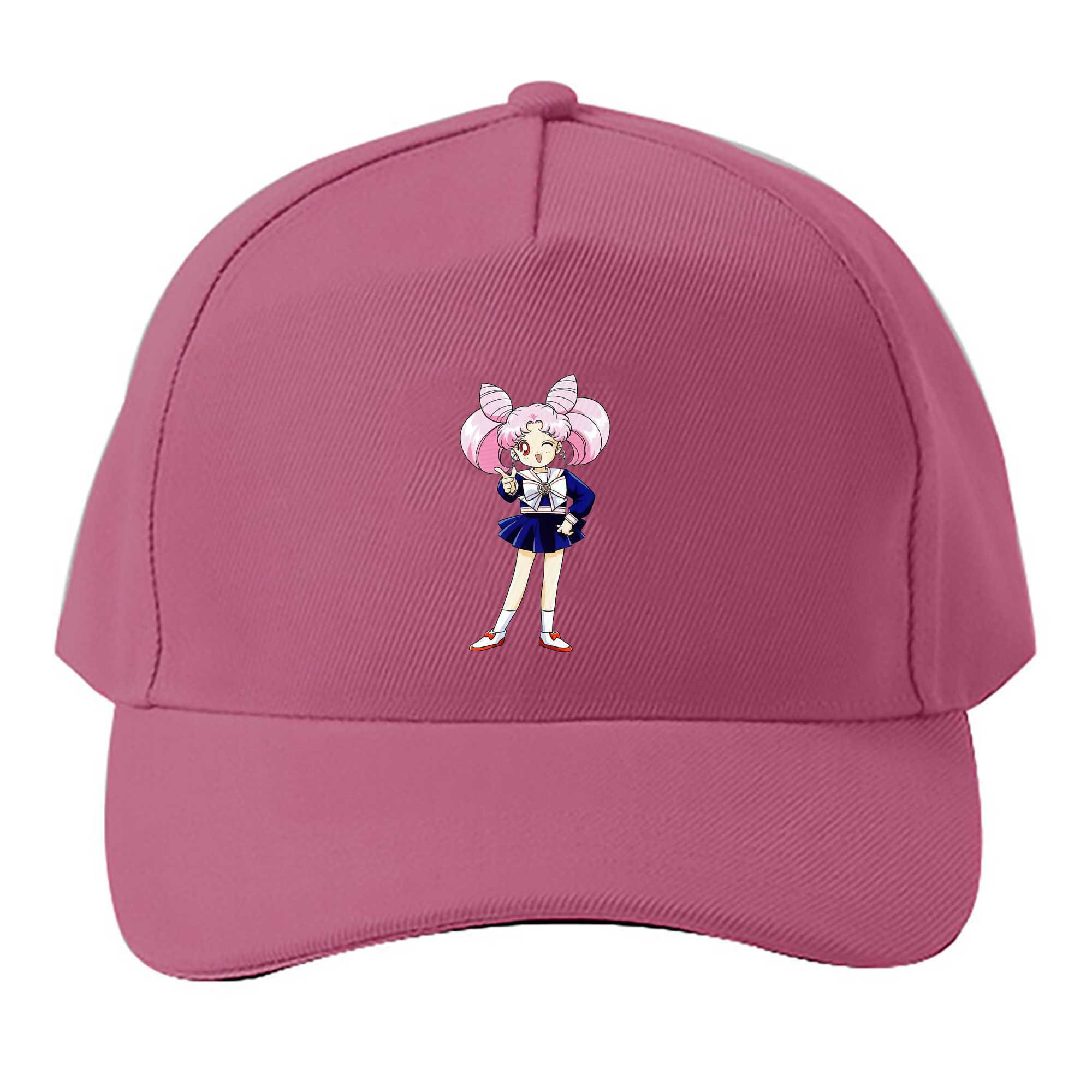 （画像用） 美少女戦士セーラームーン ちびうさ Sailor Moon Chibiusa Tsukino Usagi Small Lady Serenity ベースボールキャップ 綿100％ 男女兼用 帽子 スポーツ